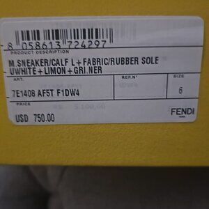 Brand new Men Fendi Authentic low cut sneakers